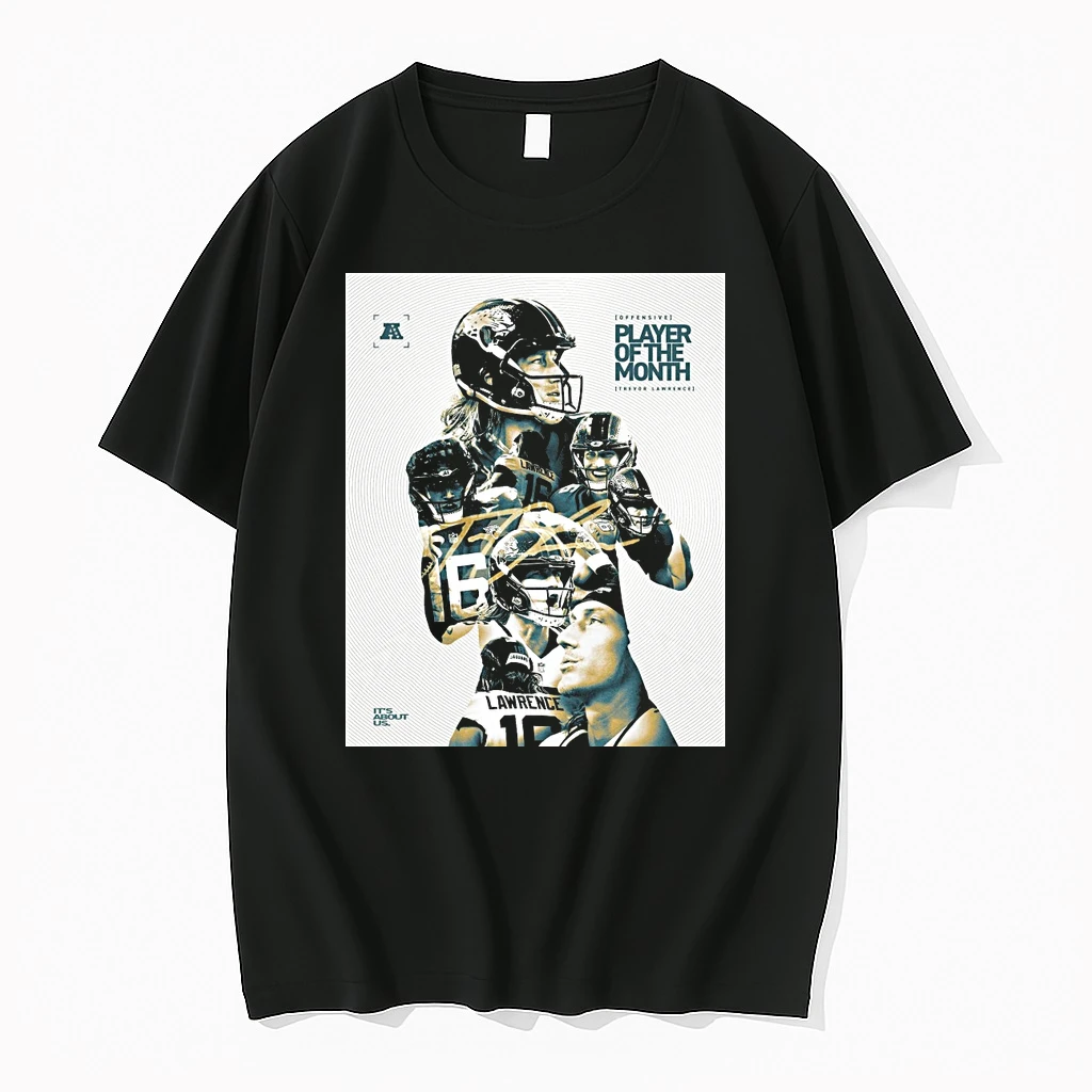 Jacksonville Jaguars Trevor Lawrence Afc Offensive Player Of The Month Its About Us Shirts