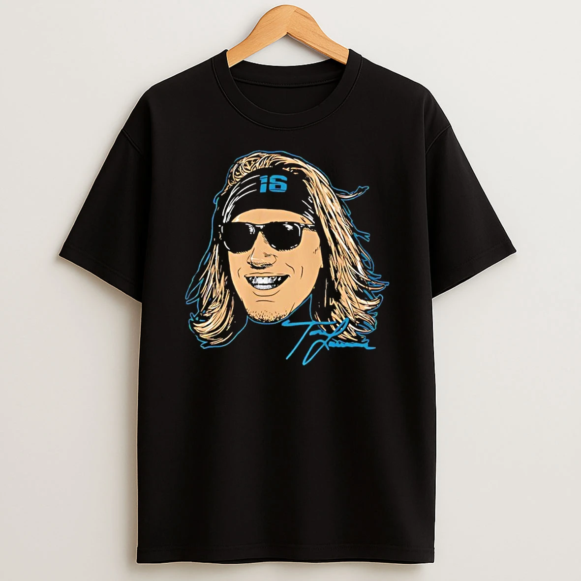 Jaguars Trevor Lawrence Grill Swag Head Autographed Shirts