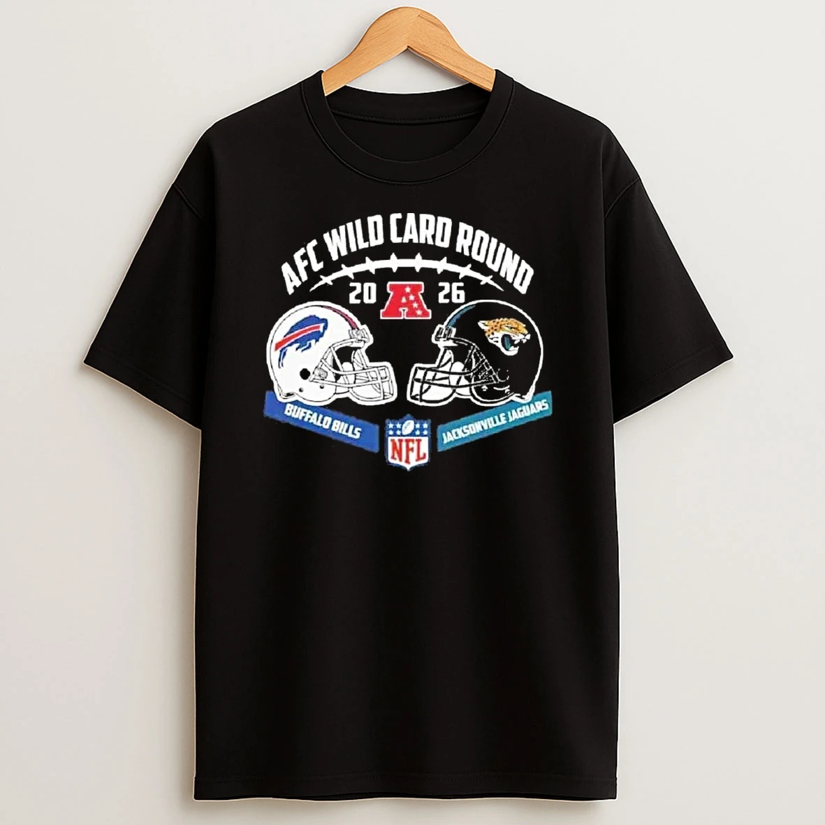 Jaguars Vs Bills Afc Wild Card Round Helmet Matchup Shirts