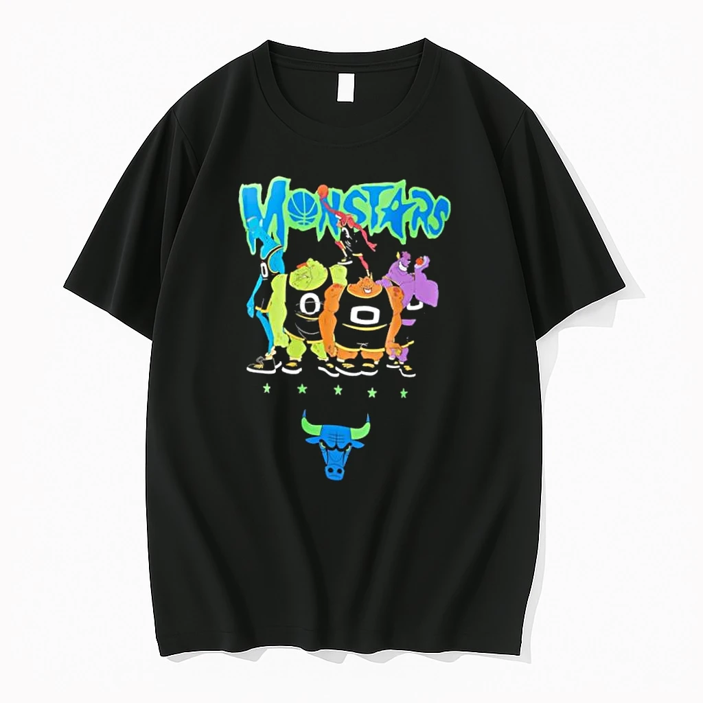 Jam Basketball Team Characters Stars Bull Logo Shirts