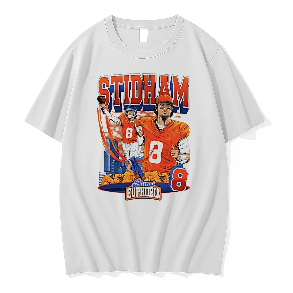 Jarrett Stidham 8 Denver Broncos Football Player Graphic Art Shirts