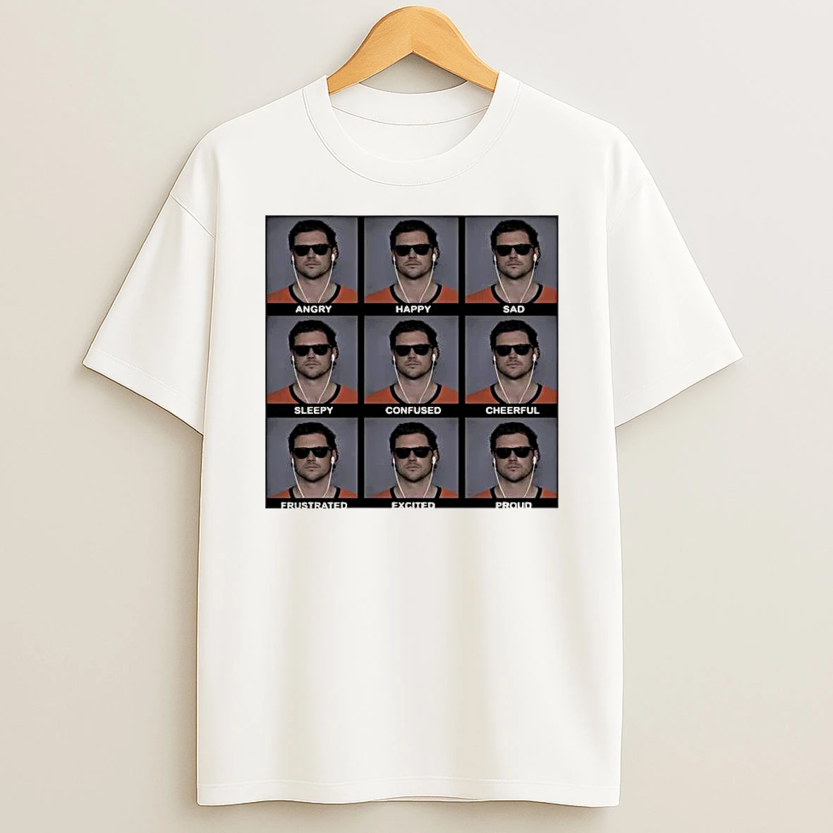 Jarrett Stidham Angry Happy Sad Emoji Shirts