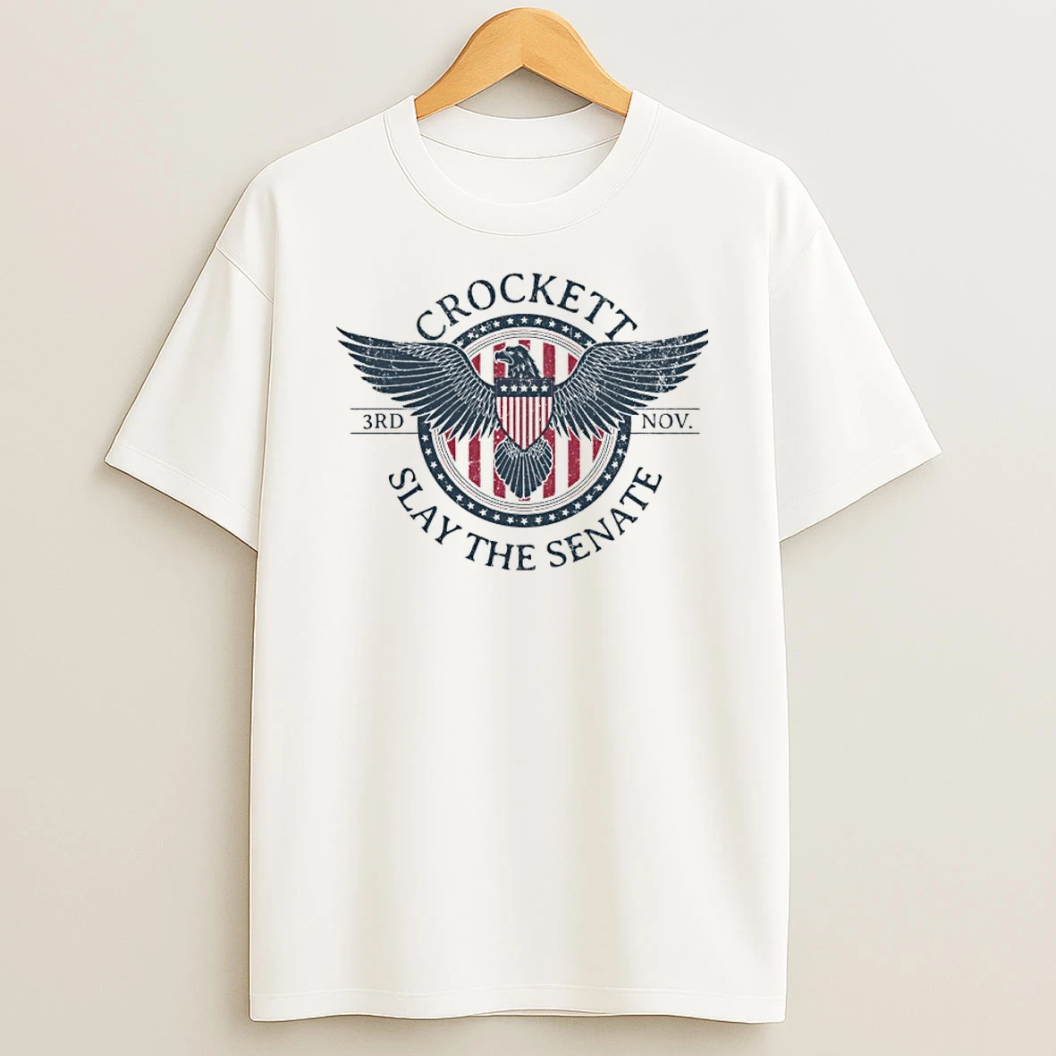 Jasmine Crockett Slay The Senate Democrat Election Season Logo Shirts