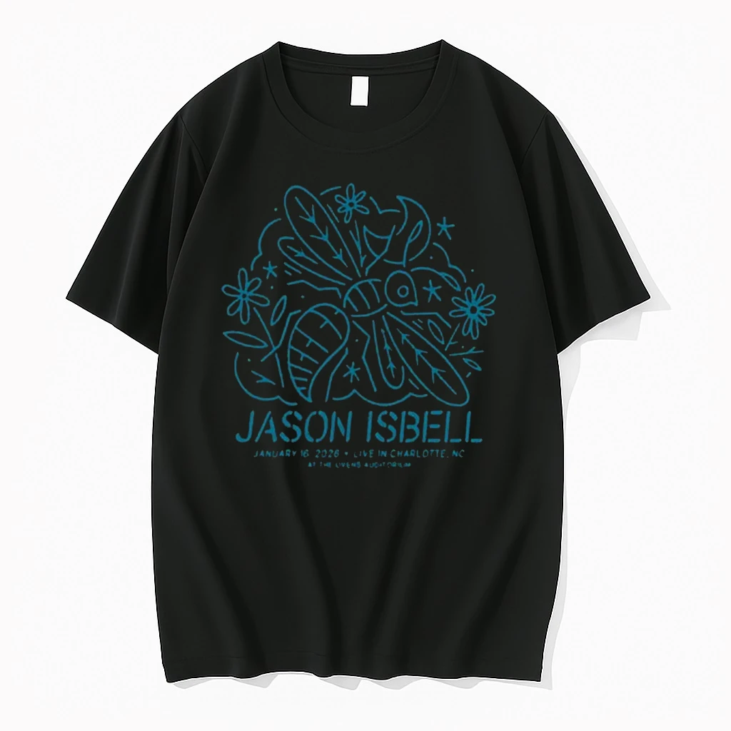 Jason Isbell Live In Charlotte Nc At The Ovens Auditorium January 16 2026 Shirts