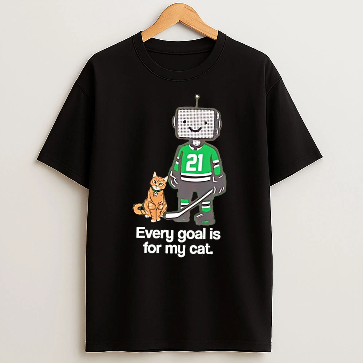 Jason Robertson Every Goal Is For My Cat Robot Shirts