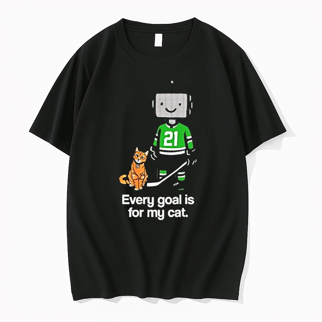Jason Robertson Every Goal For My Cat Dallas Stars Shirts