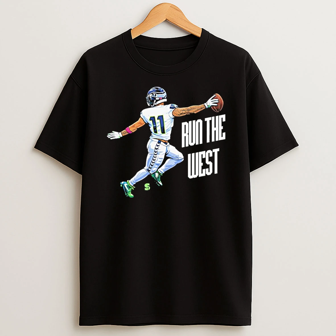 Jaxon Smith Njigba Seattle Seahawks Run The West Shirts