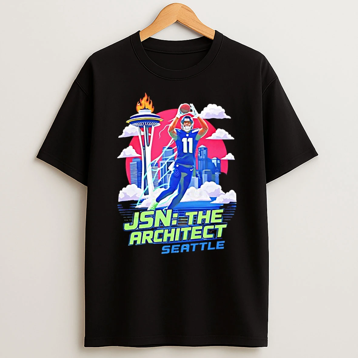 Jaxon Smith Njigba Seattle Seahawks The Architect Shirts
