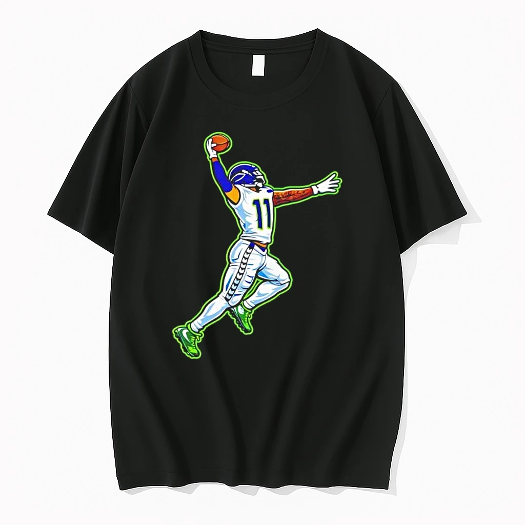 Jaxon Smith Njigba Jump Catch Touchdown Celebration Shirts