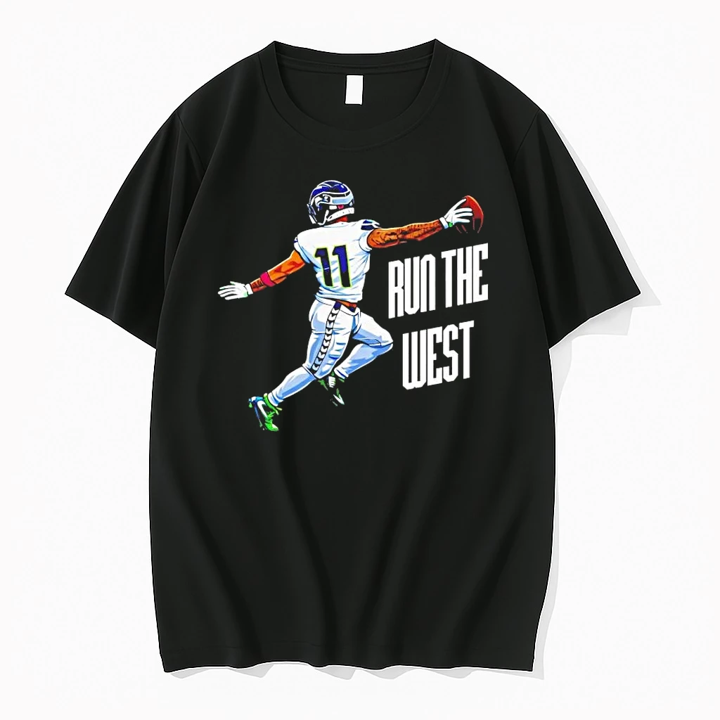 Jaxon Smith Njigba Run The West Seattle Seahawks Shirts