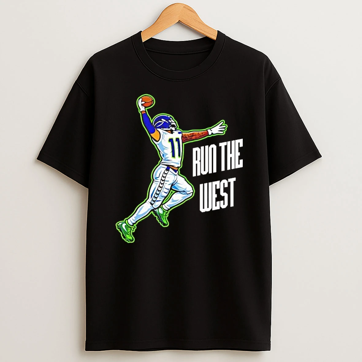 Jaxon Smith Njigba Touchdown Run The West Seattle Seahawks Shirts