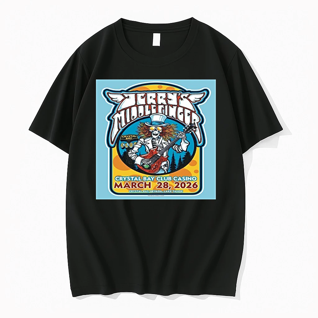 Jerrys Middle Finger Crystal Bay Nevada March 28 2026 Concert Shirts