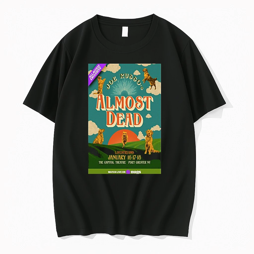 Joe Russos Almost Dead Port Chester Ny January 16 18 2026 Concert Shirts