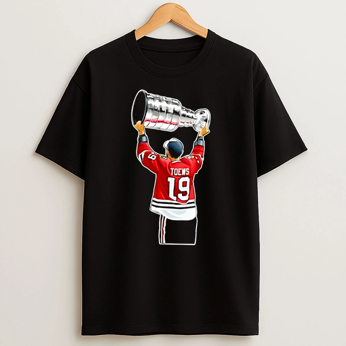 Jonathan Toews 19 Win The Cup Hockey Shirts