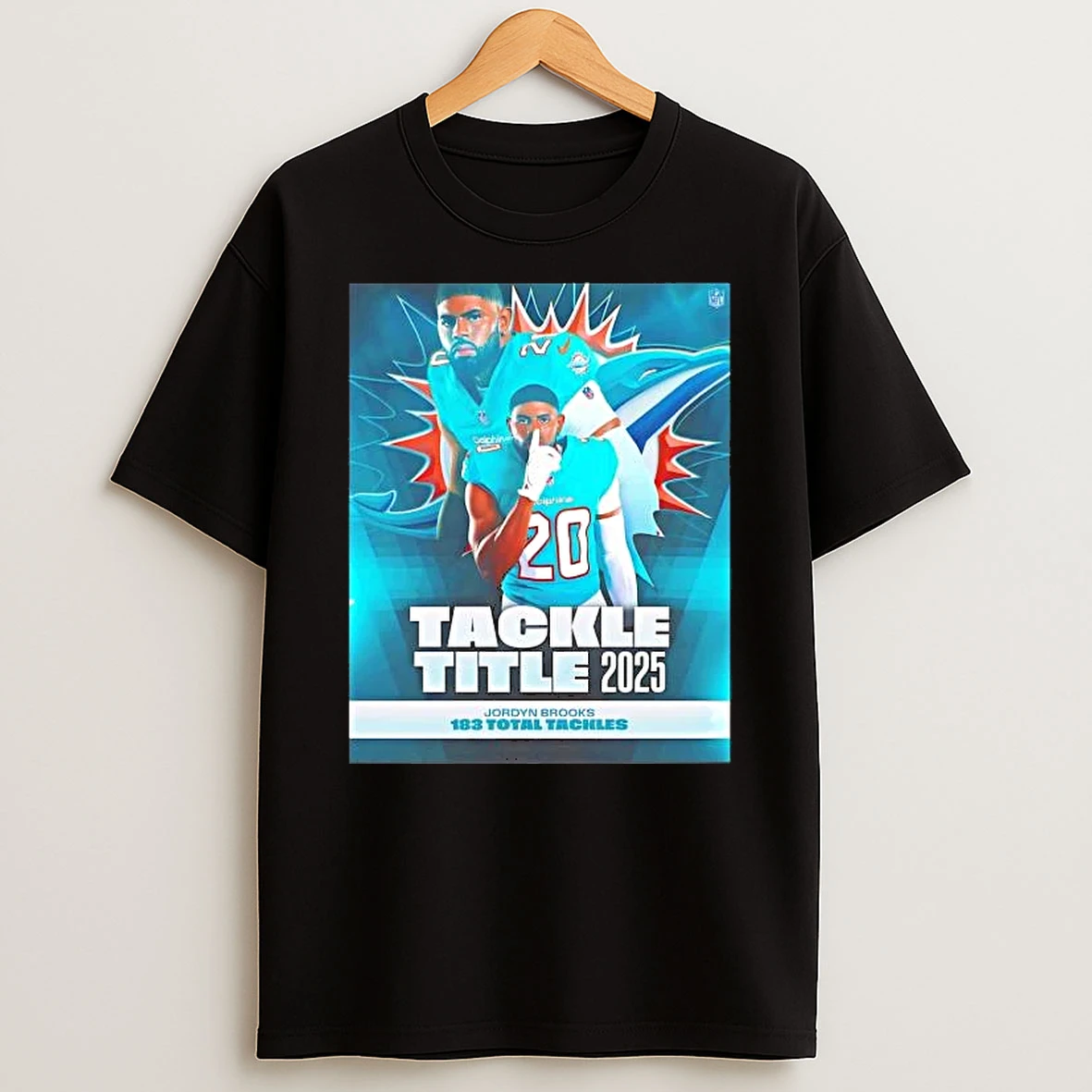 Jordyn Brooks 183 Total Tackles 2025 Shirts