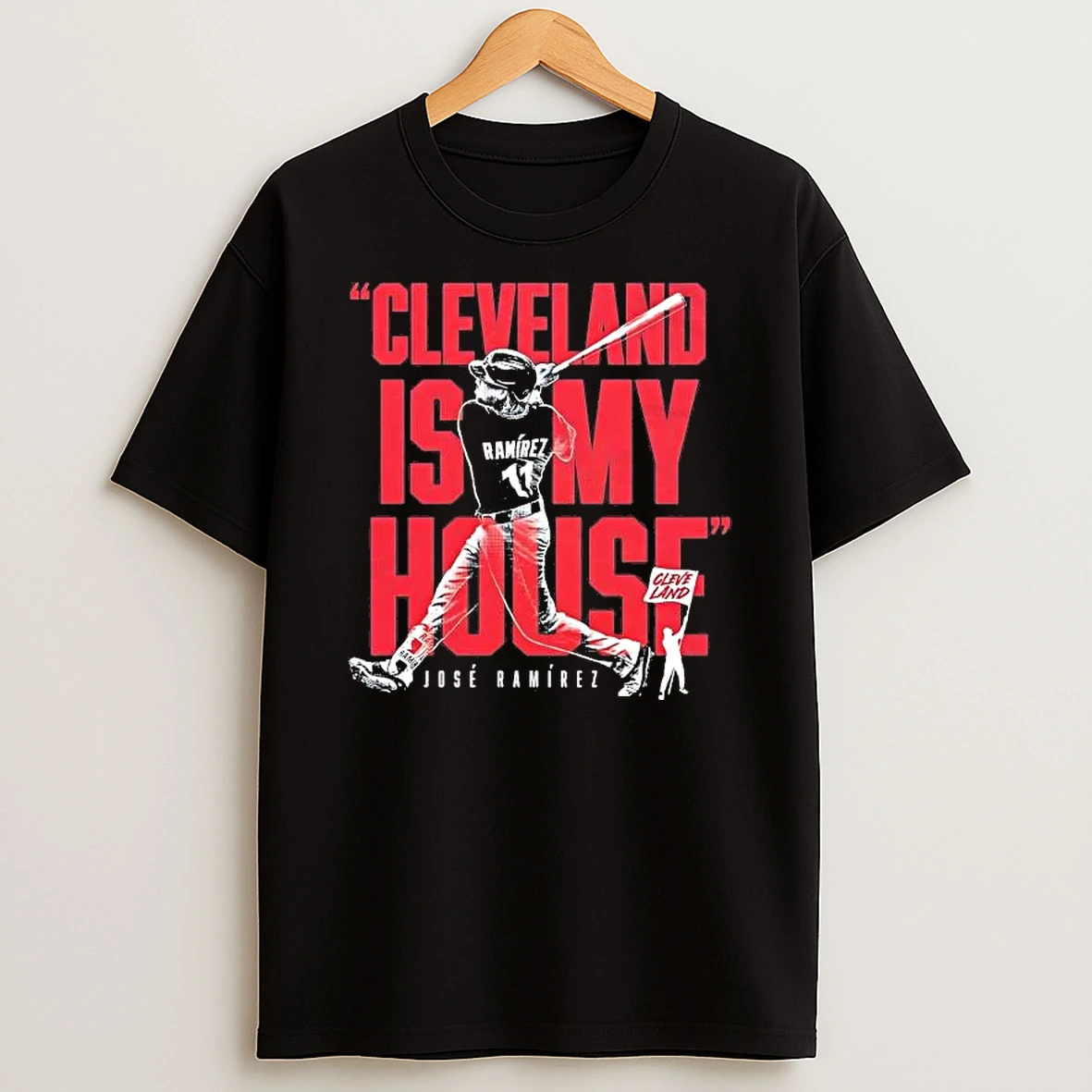 Jose Ramirez Cleveland Is My House Cleveland Guardians Shirts