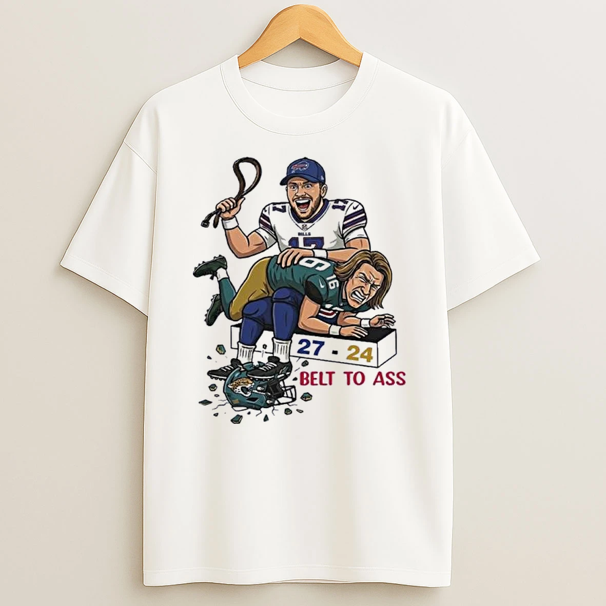 Josh Allen Belt To Ass Trevor Lawrence Buffalo Bills Win Jaguars 27 24 Shirts
