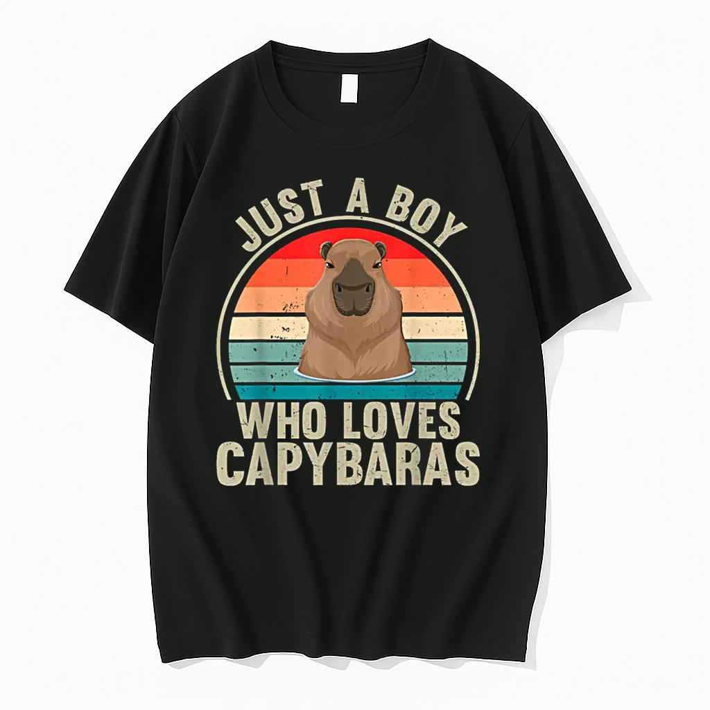 Just A Boy Who Loves Capybaras Recto Capybara Lover Shirts
