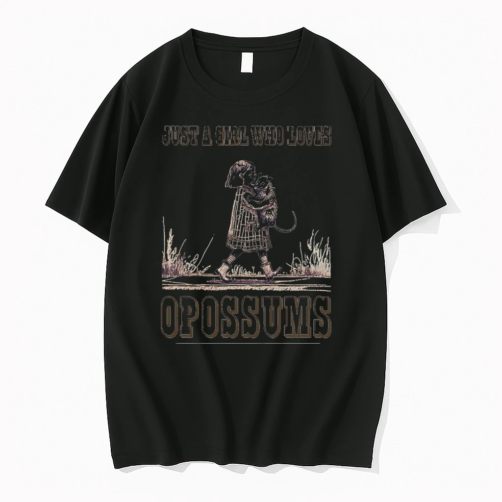 Just A Girl Who Loves Opossums Shirts
