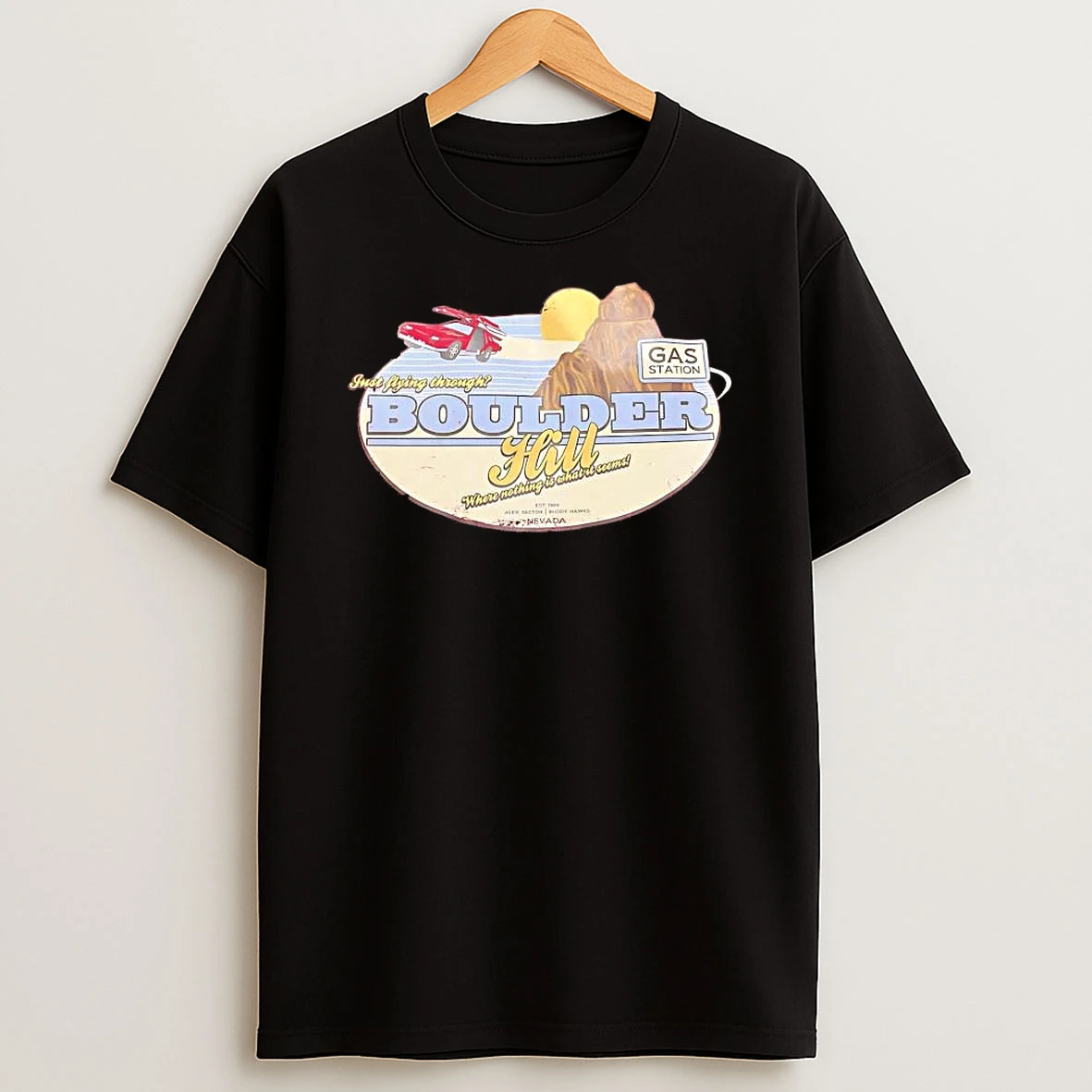 Just Flying Though Boulder Hill Where Nothing Is What It Seems Shirts