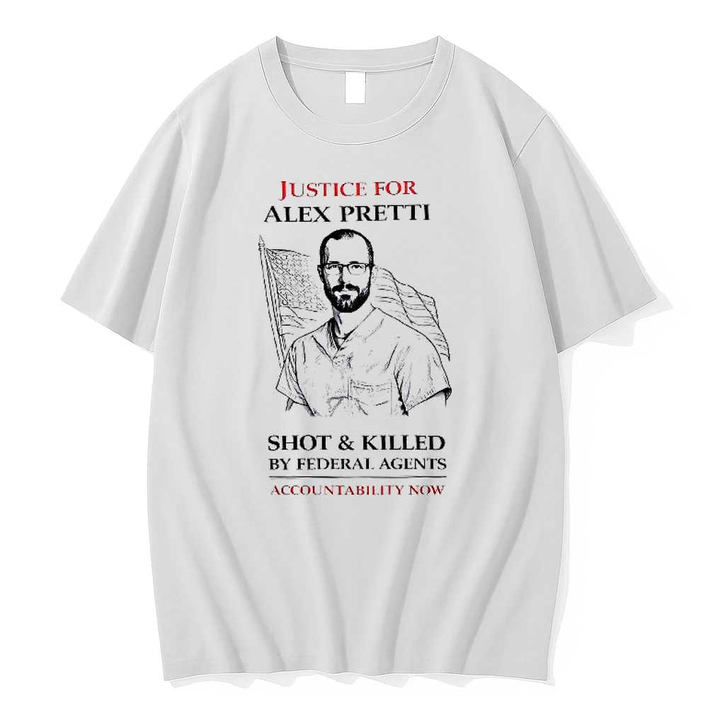 Justice For Alex Pretti Killed By Federal Agents Accountability Now Anti Ice Woman Shirts