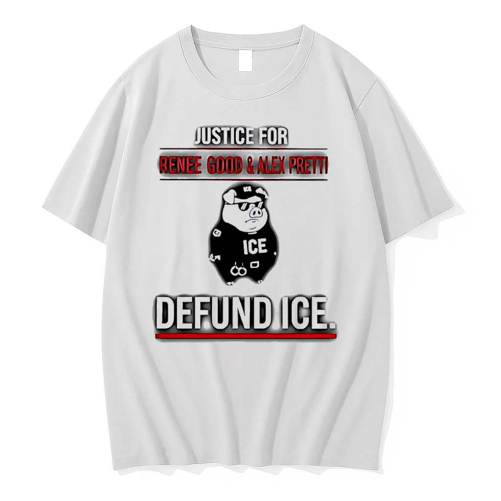 Justice For Renee Good And Alex Pretti Defund Ice Pig Shirts
