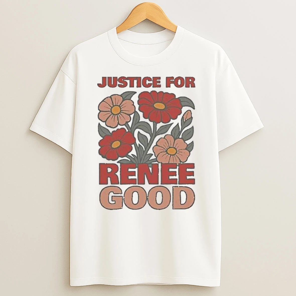 Justice For Renee Nicole Good Retro Flower Shirts