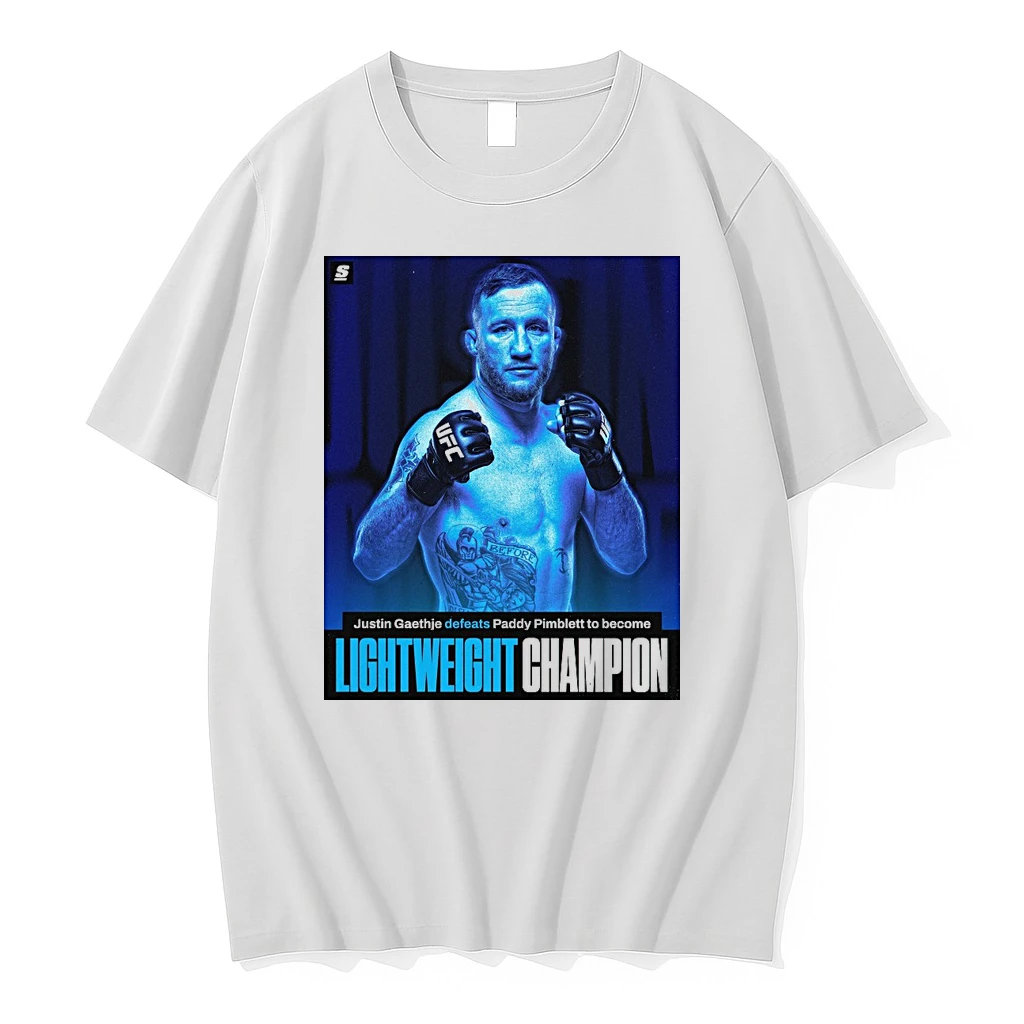 Justin Gaethje Defeats Paddy Pimblett To Become Ufc Interim Lightweight Champion Shirts