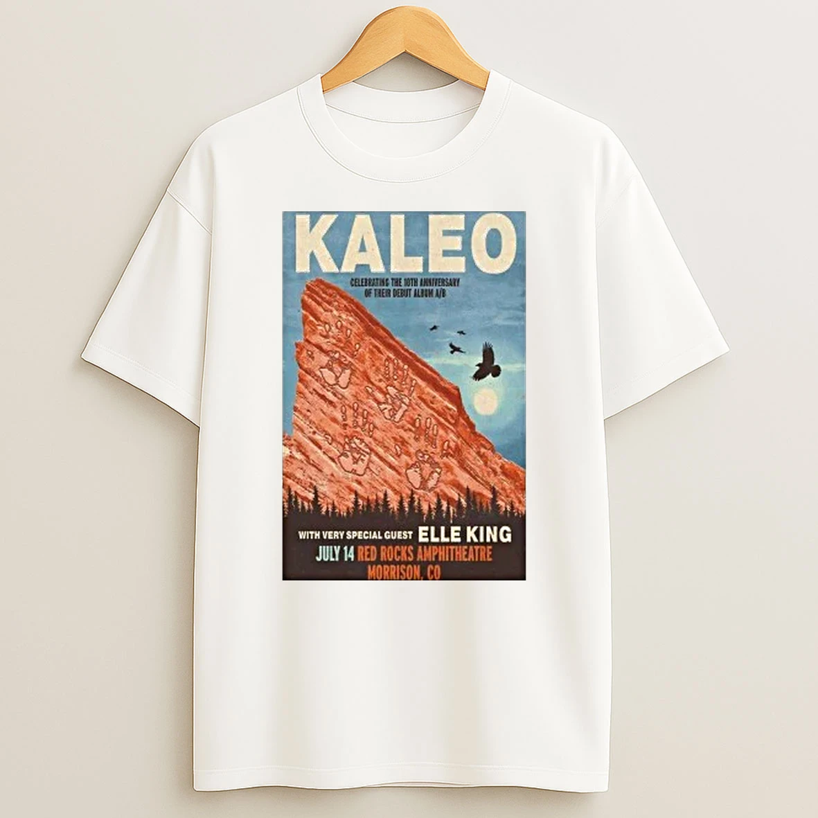 Kaleo July 14 2026 Red Rocks Amphitheatre In Morrison Co Shirts