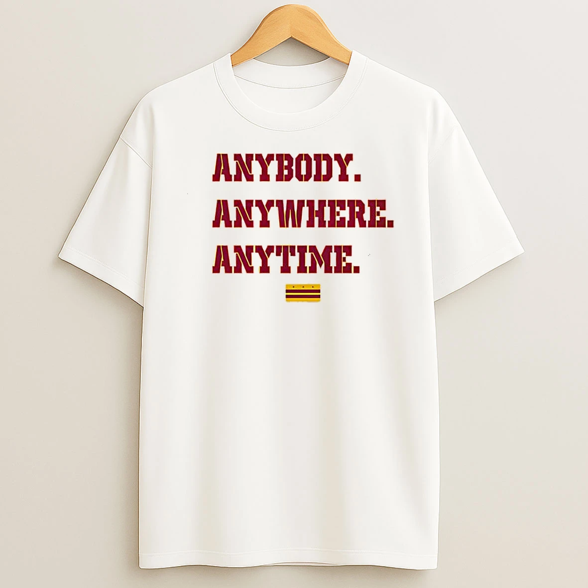 Kansas City Anybody Anywhere Anytime Shirts