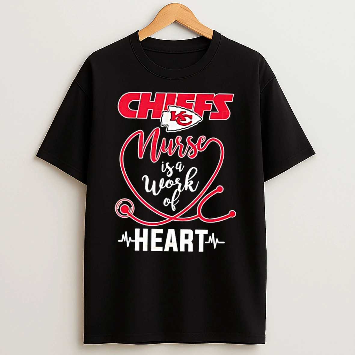 Kansas City Chiiefs Nurse Is A Work Of Heart Shirts