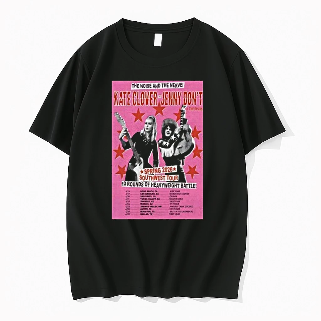 Kate Clover Vs Jenny Dont Spring Southwest Tour 2026 Shirts