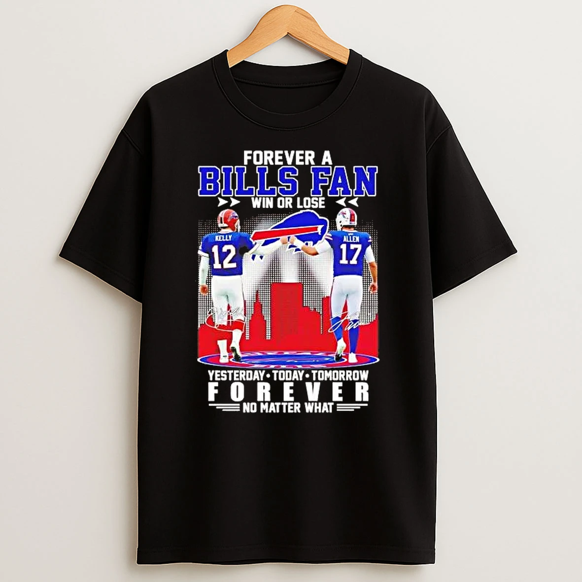 Kelly And Allen Forever A Bills Fan Forever No Matter What Shirts
