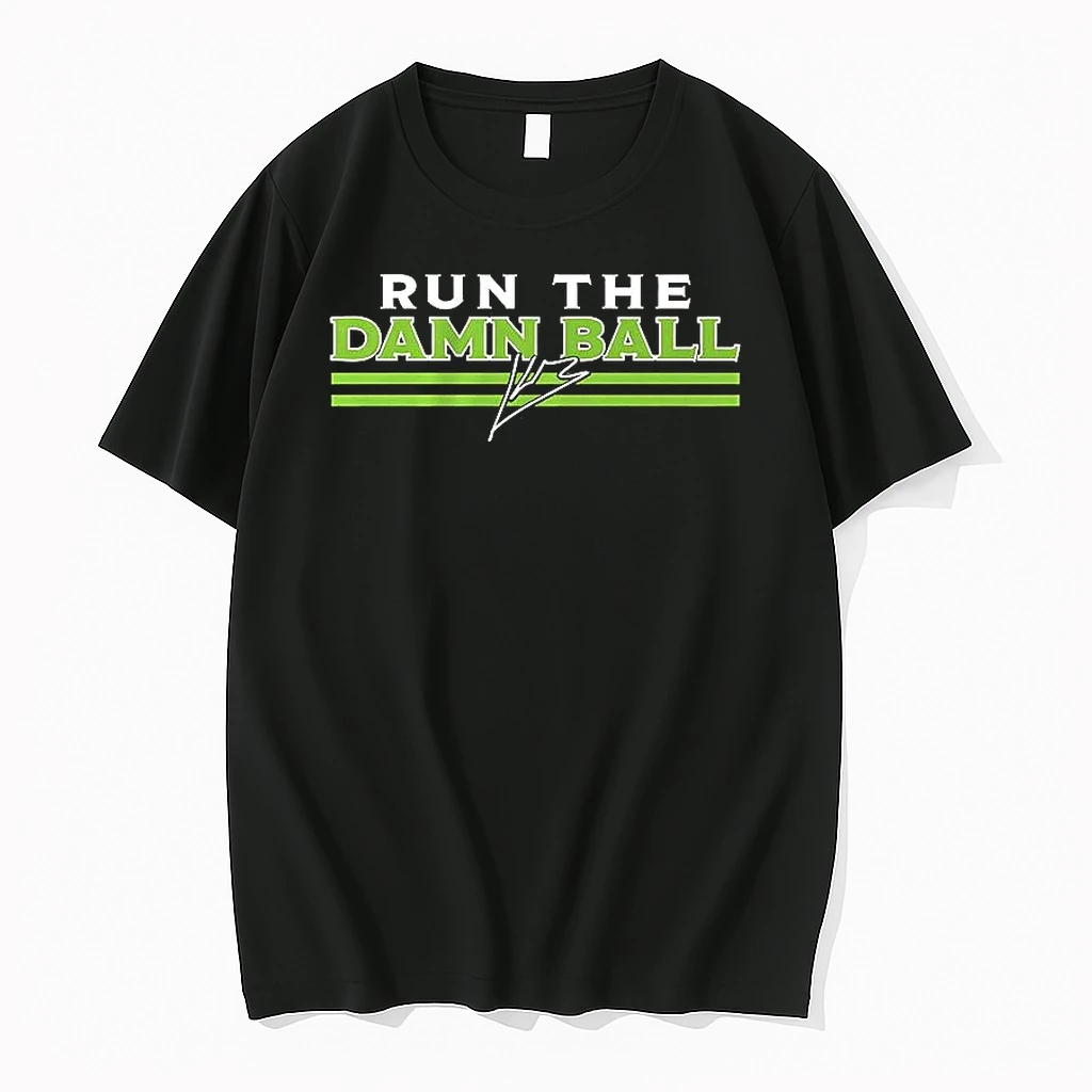 Kenneth Walker Iii Seattle Seahawks Nfl Run The Damn Ball Signature Woman Shirts