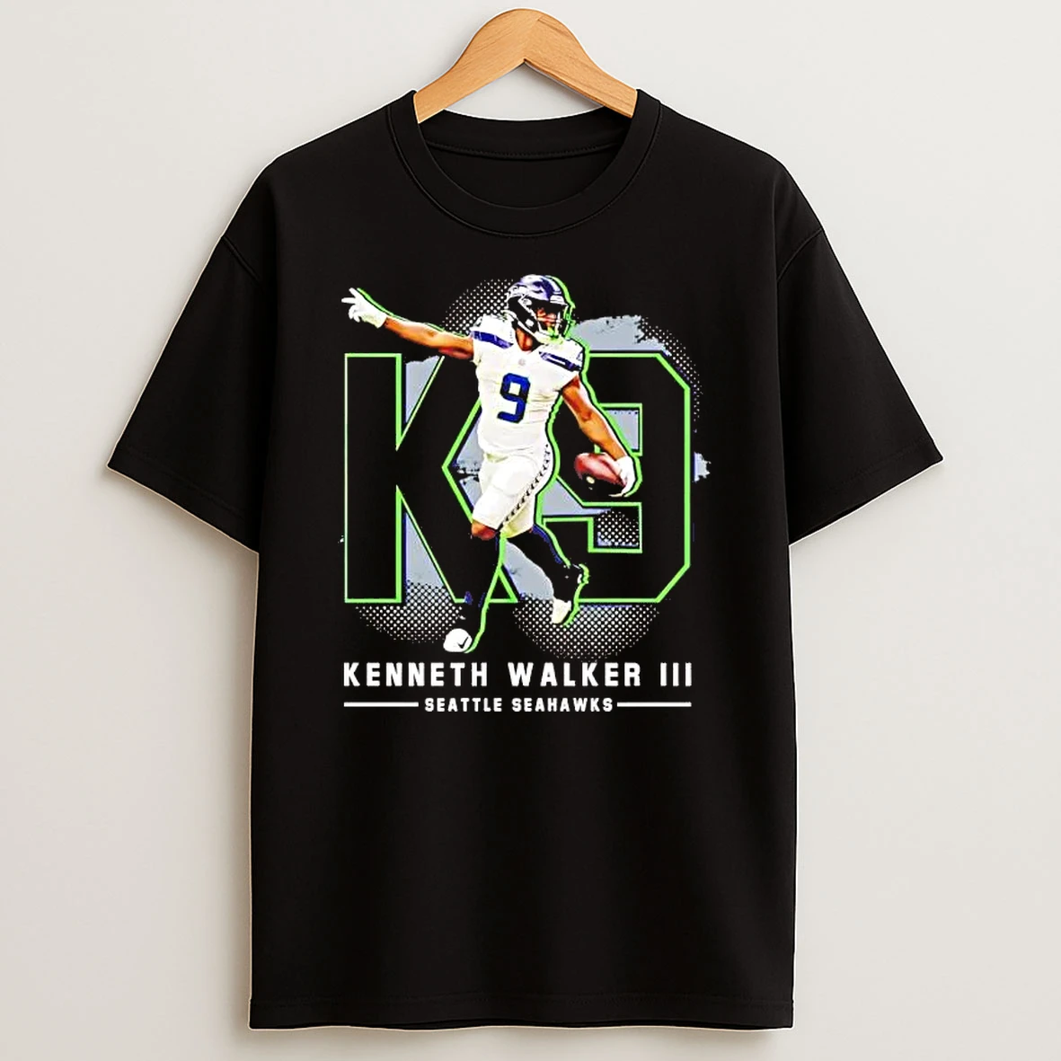 Kenneth Walker Iii Running Celebration Seahawks Shirts
