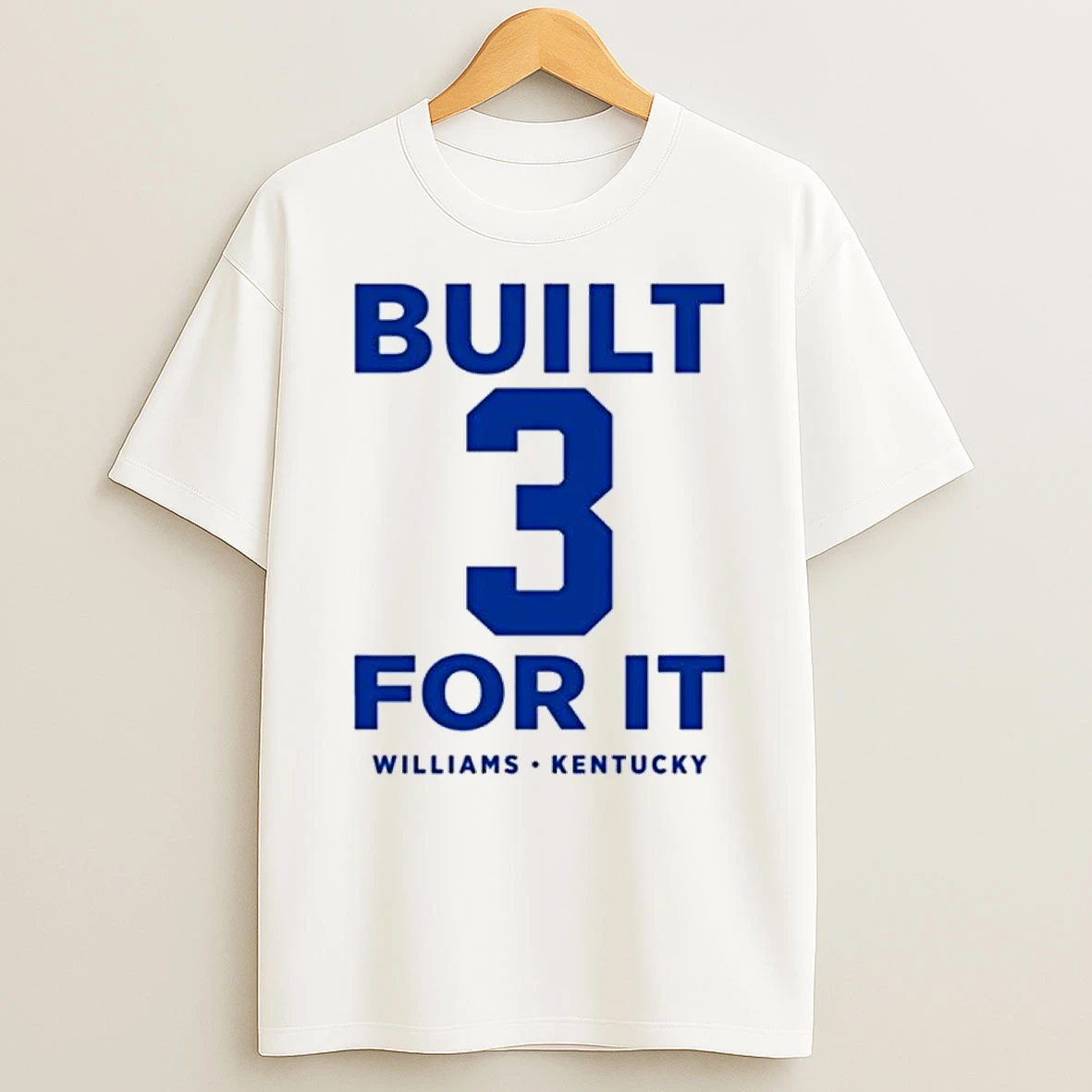 Kentucky Basketball Kam Williams 3 Built For It Shirts