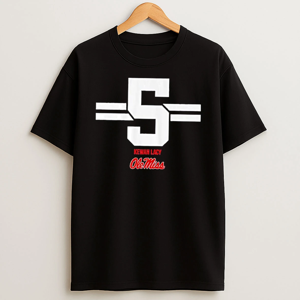 Kewan Lacy 5 Stripe Ole Miss Football Shirts