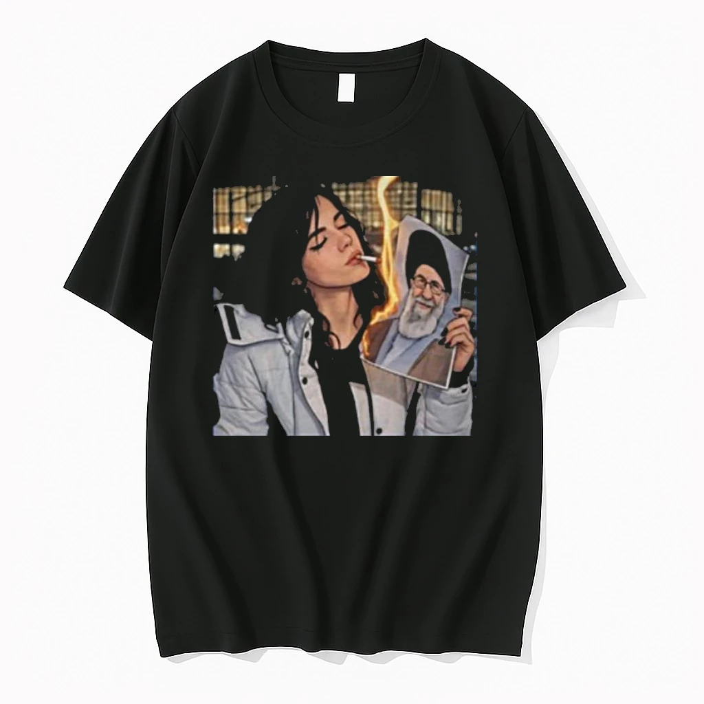 Khamenei In Ashes Cigarette Of Rebellion Iran Revolution Shirts