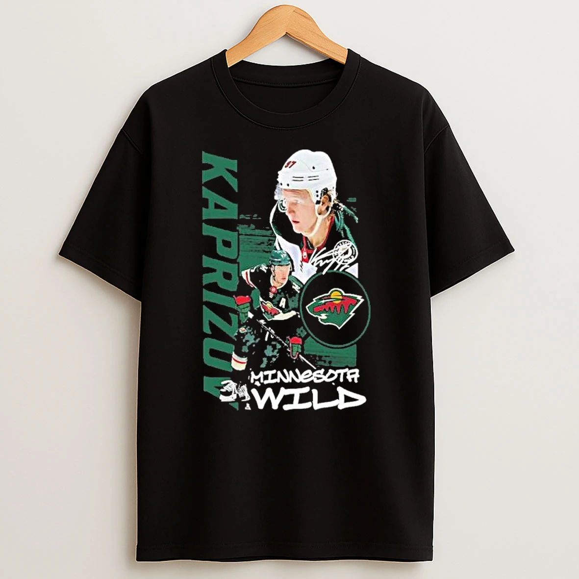 Kirill Kaprizov Minnesota Wild Vintage Playmaker Shirts