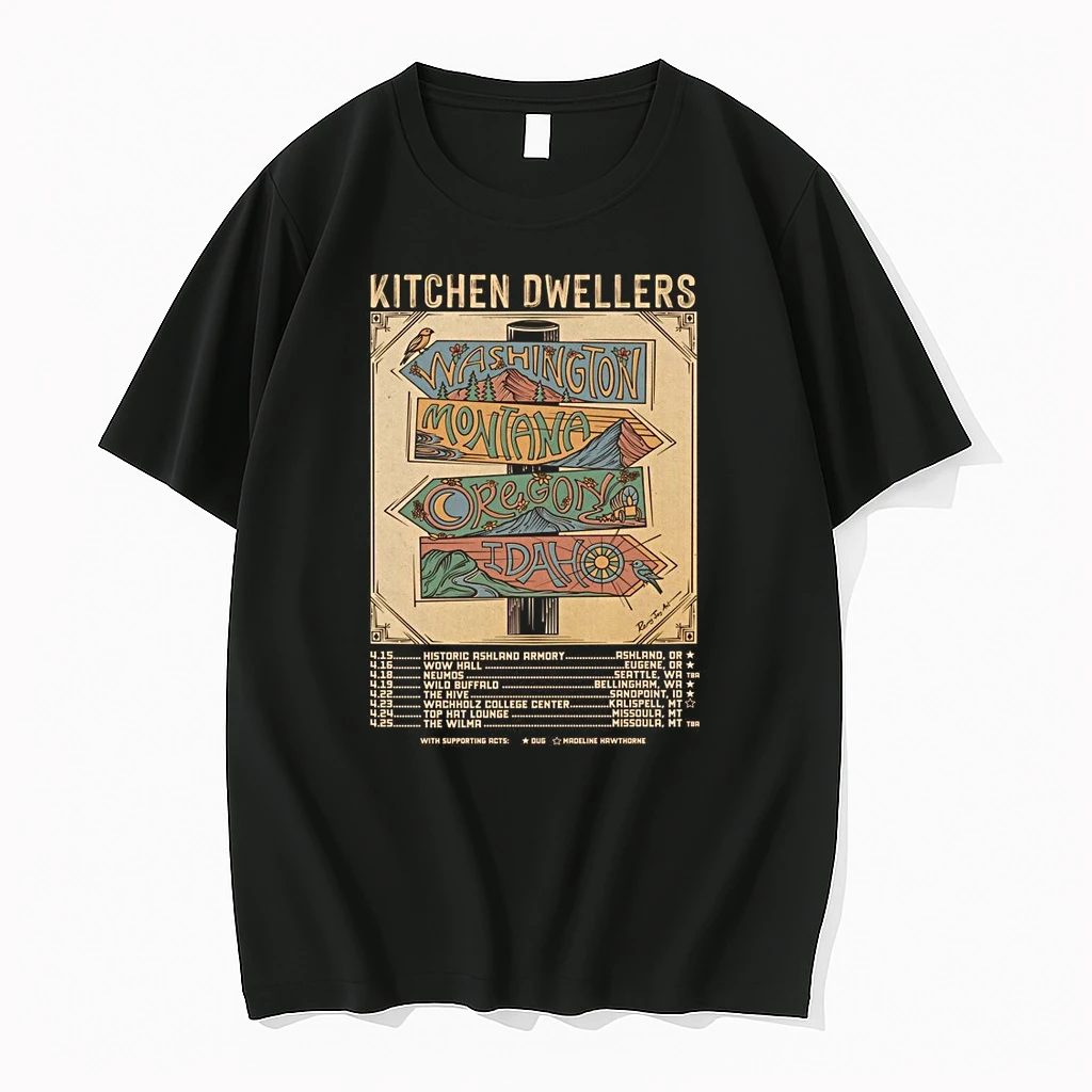Kitchen Dwellers Spring Tour 2026 Shirts