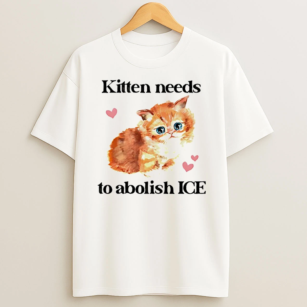 Kitten Needs To Abolish Ice Shirts