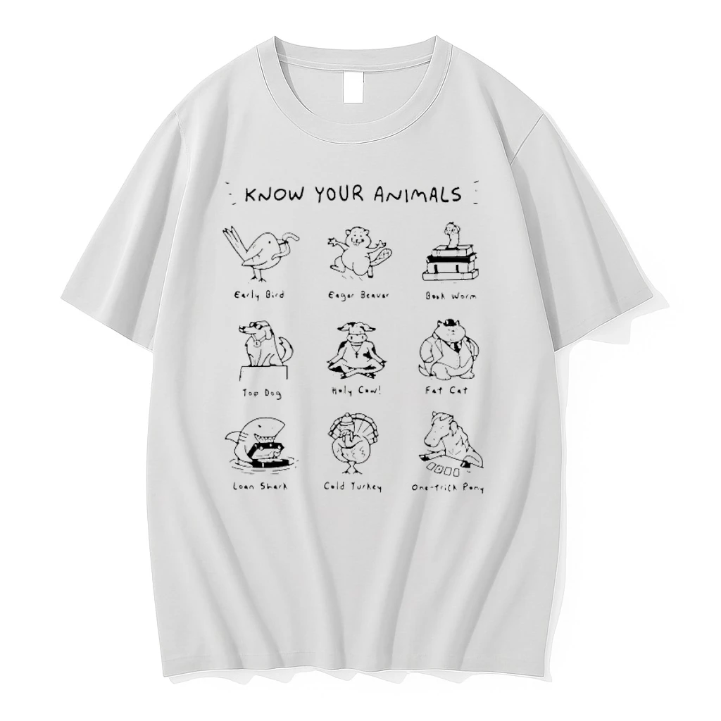 Know Your Animals Early Bird Eager Beaver Bookworm Top Dog Meme Shirts
