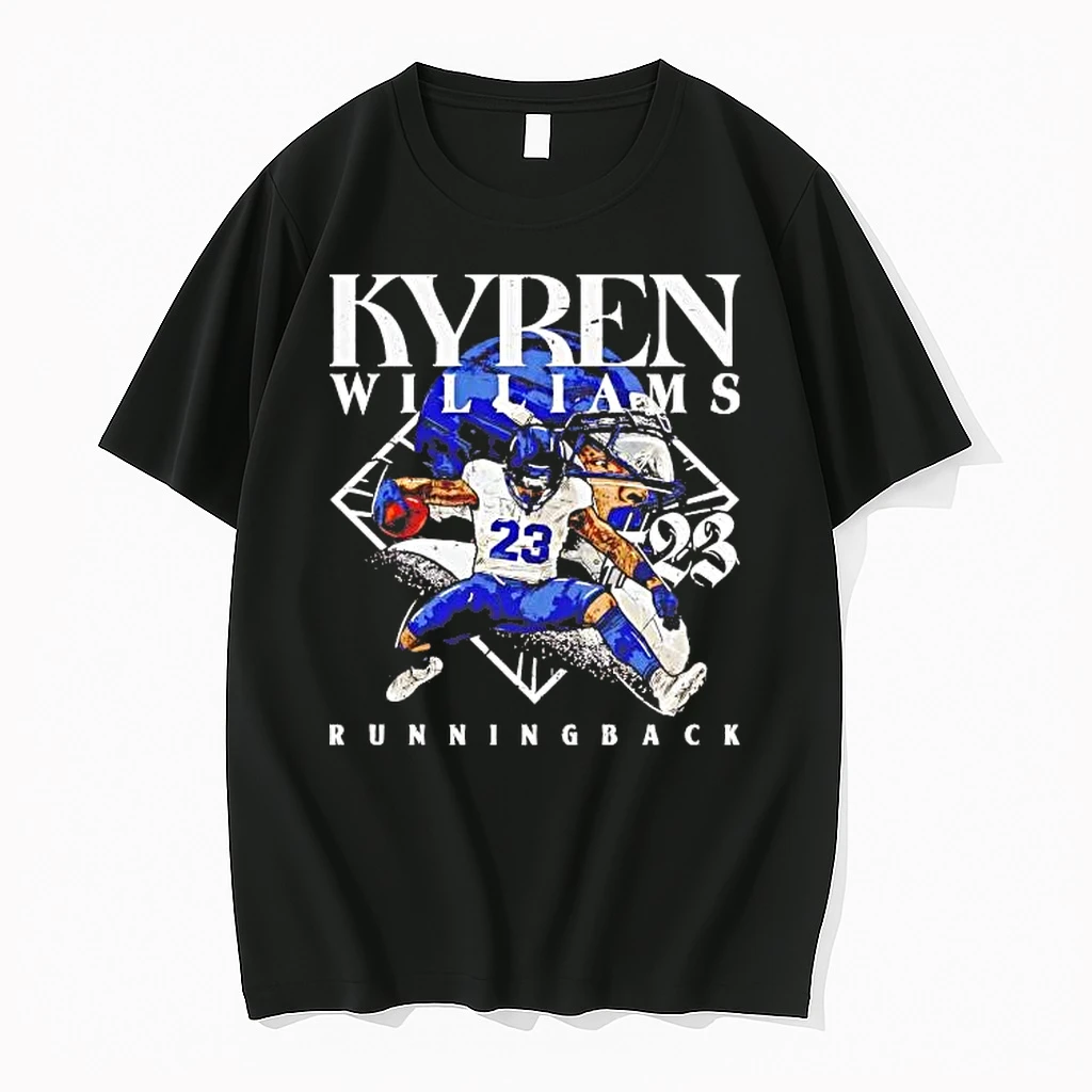 Kyren Williams Runningback Hurdle Los Angeles Rams Shirts