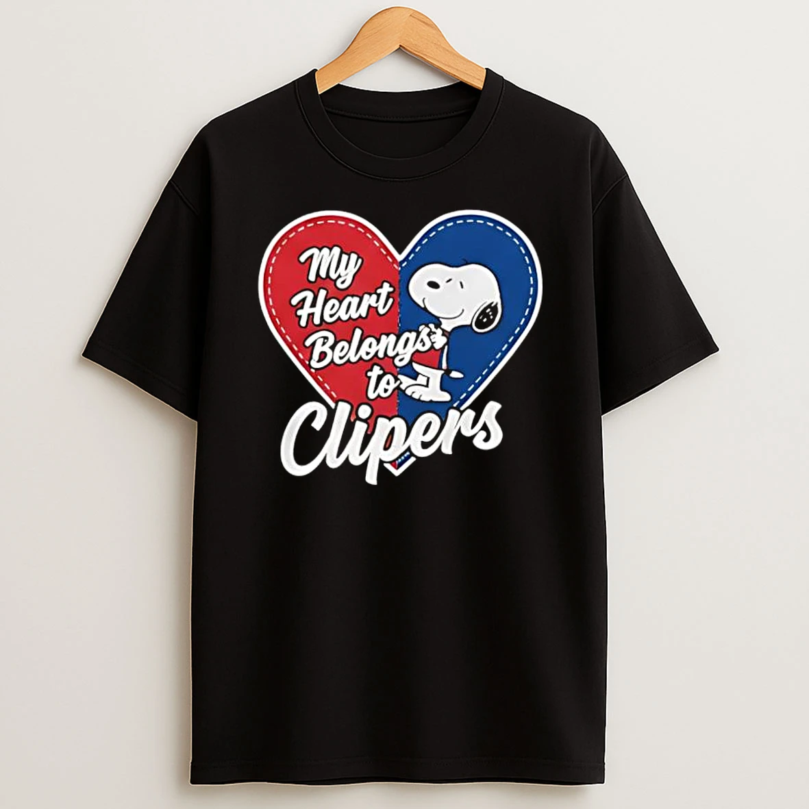 La Clippers X Snoopy Cartoon Valentine 2026 Shirts