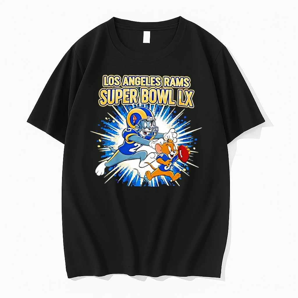 La Rams Super Bowl Lx Tom And Jerry Tackles Shirts