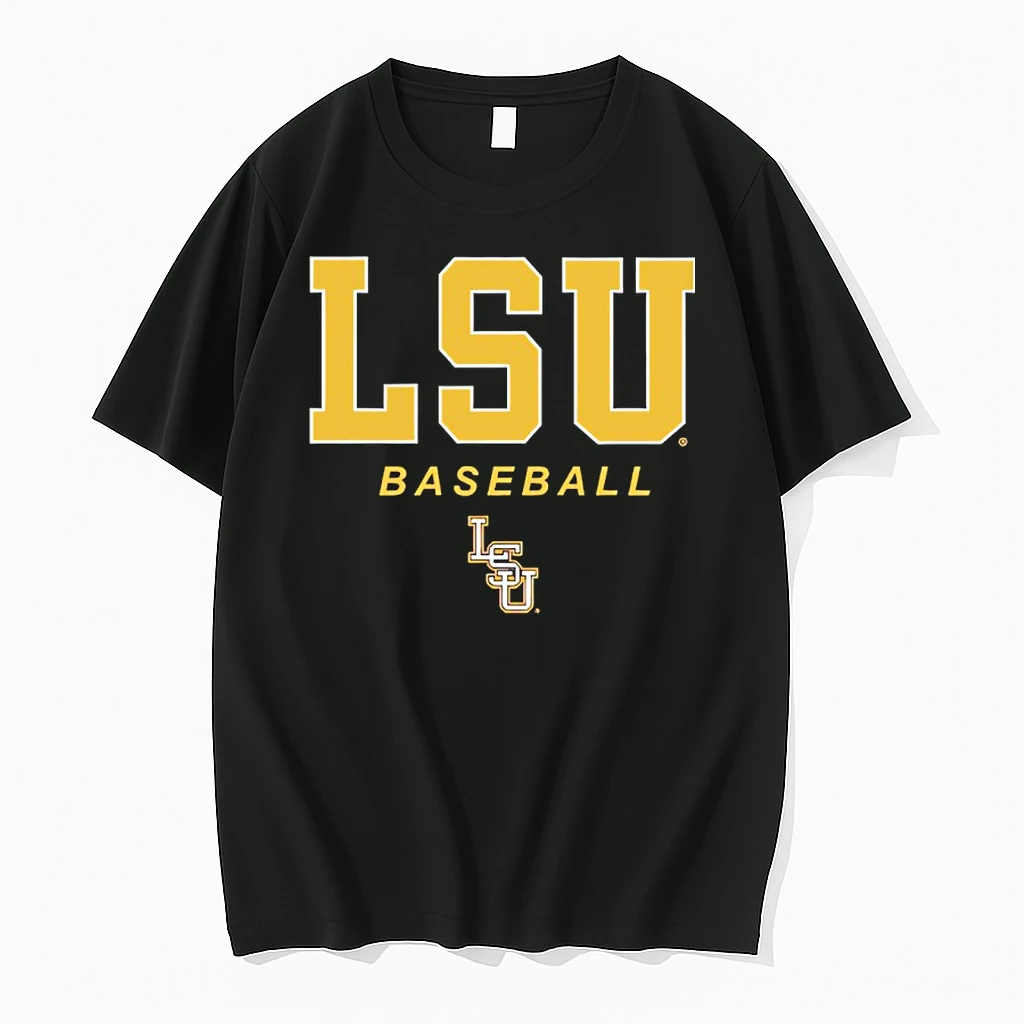 Lsu Tigers Baseball Wordmark And Logo Shirts