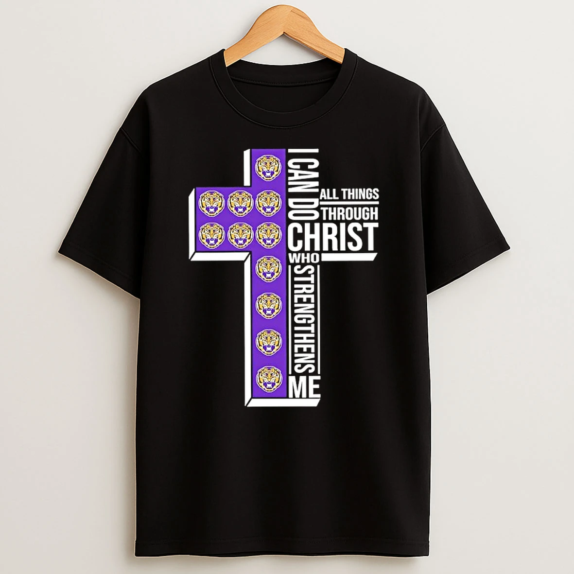 Lsu Tigers Womens Basketball I Can All Things Do Through Christ Who Strengthens Me Shirts