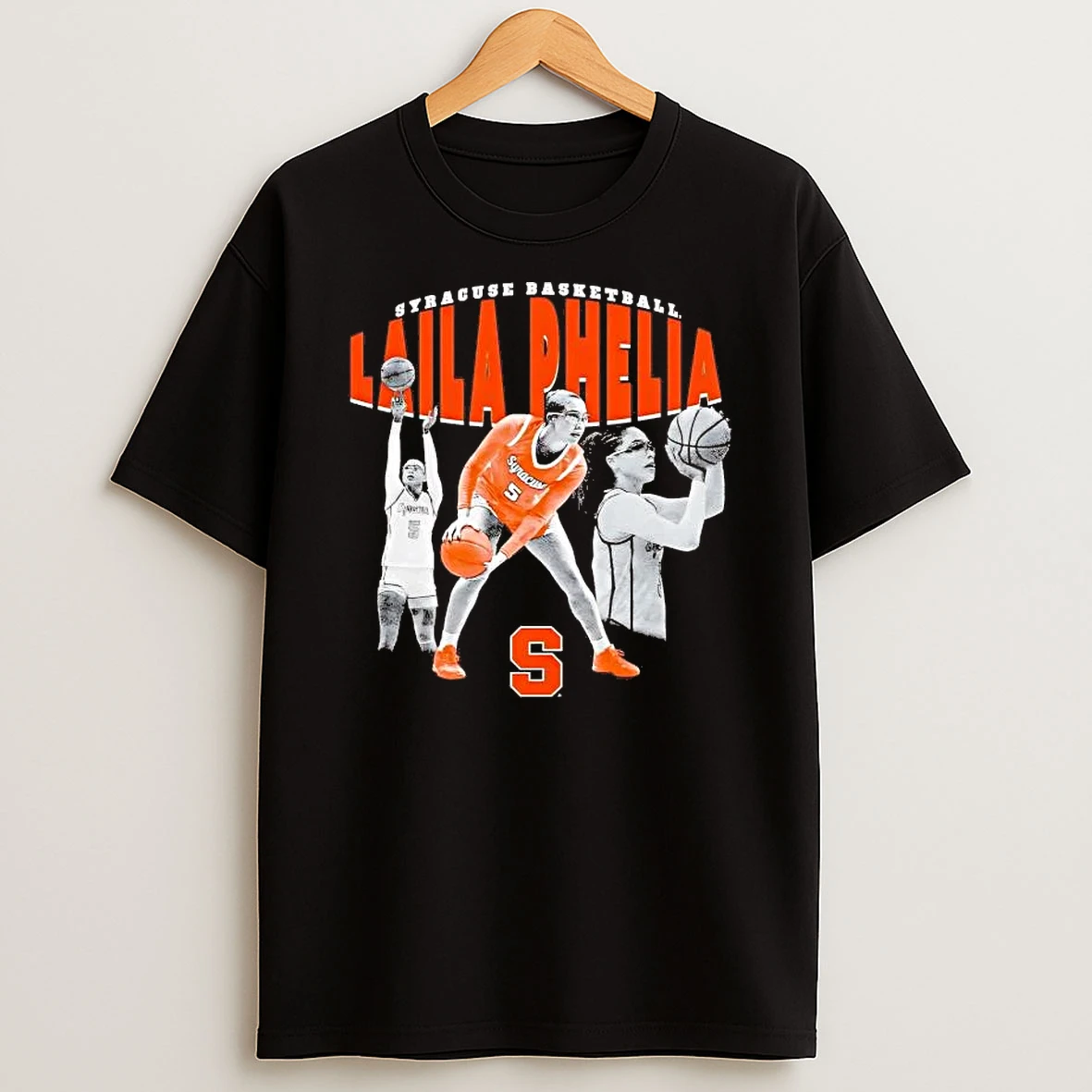 Laila Phelia 90s Graphic Syracuse Basketball Shirts