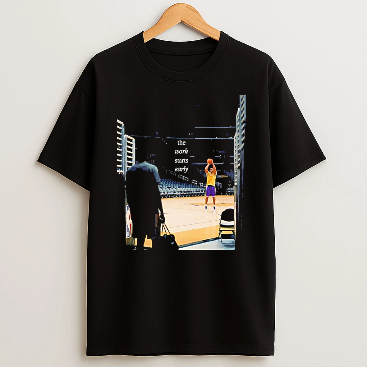 Lakers Kobe Bryant Mamba The Work Starts Early Shirts