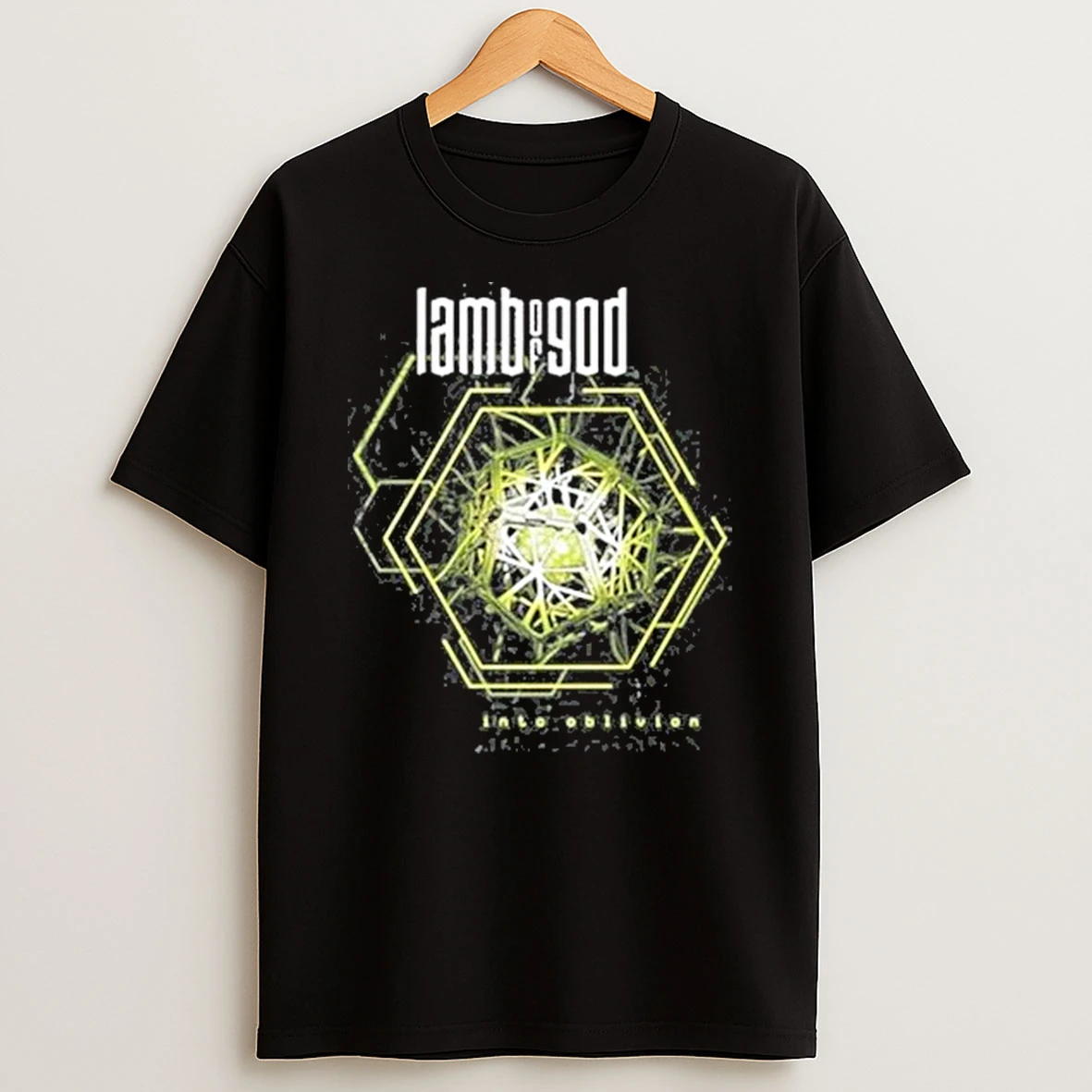 Lamb Of God Into Oblivion Hexagon Shirts